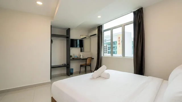 غرفة ديلوكس بسرير كوين، Swing & Pillows AT Klebang, Melaka 1/2