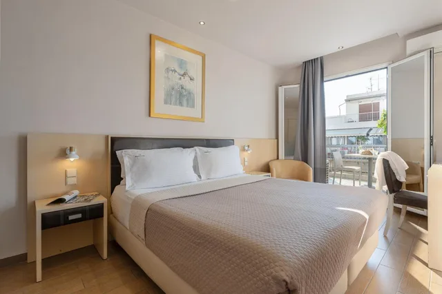 Room, Double Bed, Sea View, Balcony, Piraeus City Hotel 3/10