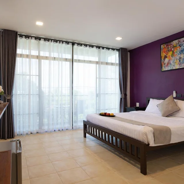 غرفة ديلوكس بسرير مزدوج بشرفة، ASPIRA RESORT KLONG MUANG KRABI 9/10