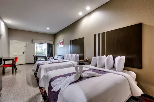 غرفة سوبيريور بسريرين كوين للمدخنين لذوي الإعاقة، Americas Best Value Inn and Suites IAH Airport North 1/2