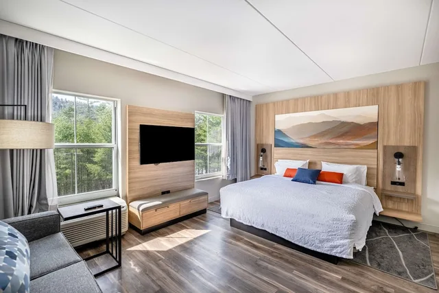 استوديو بسرير كينج بإطلالة على الجبل، Hampton Inn Suites Cashiers Sapphire Valley 1/5