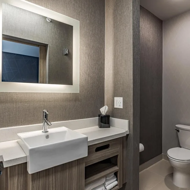 جناح بسرير كينج مع سرير سحّاب إضافي مع أريكة لذوي الإعاقة، SpringHill Suites by Marriott Fort Wayne Southwest 4/4