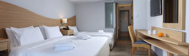 غرفة عائلية بإطلالة على الحديقة بغرفتي نوم 3، Lyttos Beach Hotel 1/2
