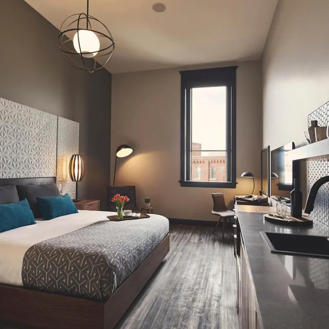 غرفة قياسية بسرير كينج، Hotel Vandivort 2/4