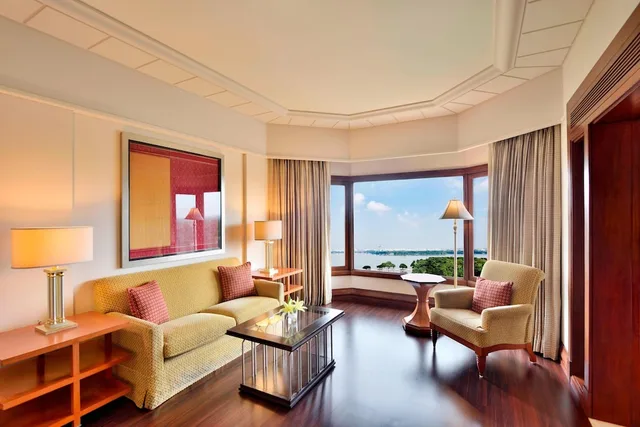 جناح رئاسي بسرير مزدوج بغرفة نوم واحدة للمدخنين، Hyderabad Marriott Hotel And Convention Centre 2/6