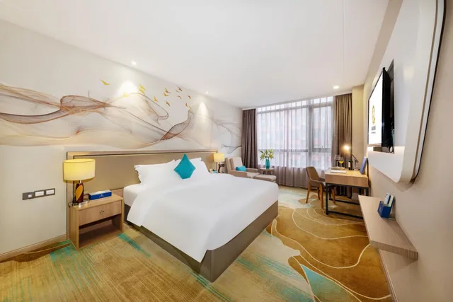 غرفة ديلوكس بسريرين مزدوجين، Qian Hai Holiday Hotel 1/1