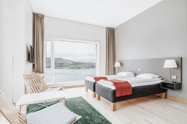 غرفة بانورامية ثلاثية بثلاثة أسرّة، Wood Hotel Frichs Hotel and Spiseri 6/10