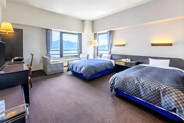 Room, Sea Side, West Wing, Accessible، Miyajima Coral 1/1