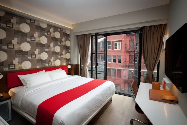 Room, King Bed, City View, French Balcony، NobleDen Hotel 1/5