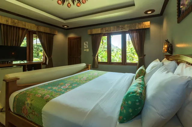 كوخ بسرير كينج، Railay Phutawan Resort 3/9