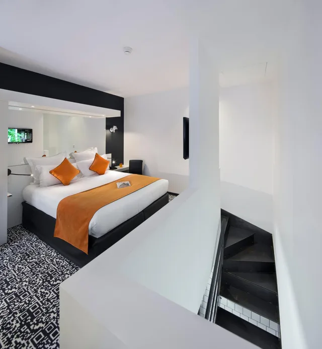 غرفة تنفيذية بسرير كينج وسرير فردي، Best Western Premier Faubourg 88 2/5