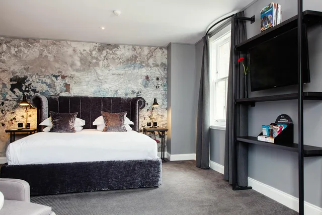 غرفة كلوب بسرير كينج، Malmaison Edinburgh 4/8
