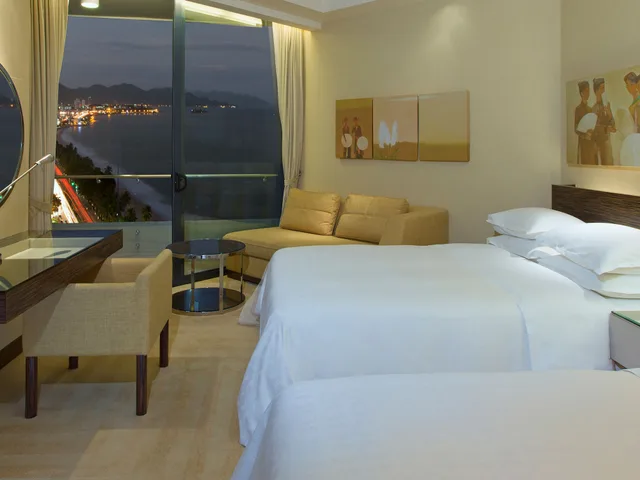 غرفة كلوب بسريرين منفصلين بإطلالة على البحر، Sheraton Nha Trang Hotel Spa 2/7