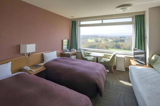 غرفة بسريرين منفصلين، Sapporo Kitahiroshima Classe Hotel 1/1