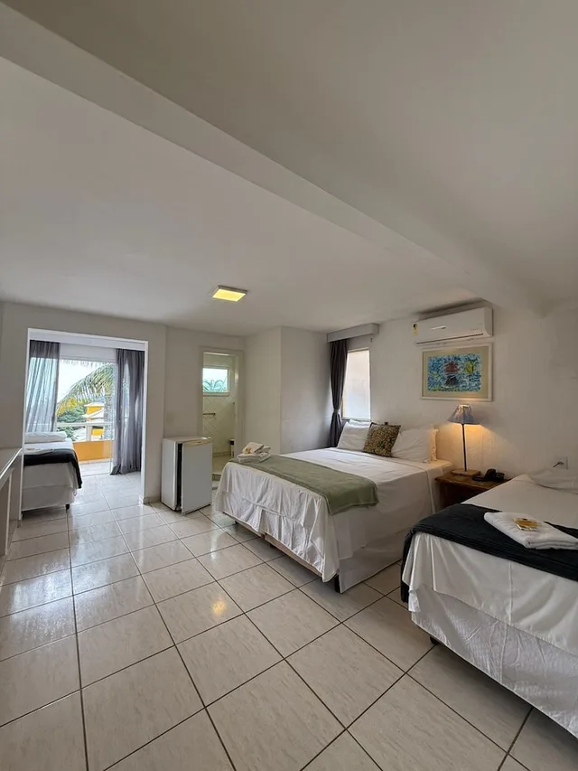 غرفة سوبيريور رباعية بسرير مزدوج وسريرين منفصلين، Pousada Casacolina 4/10