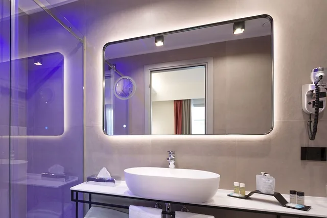 غرفة أساسية بسرير مزدوج، iQ Hotel Firenze 4/4