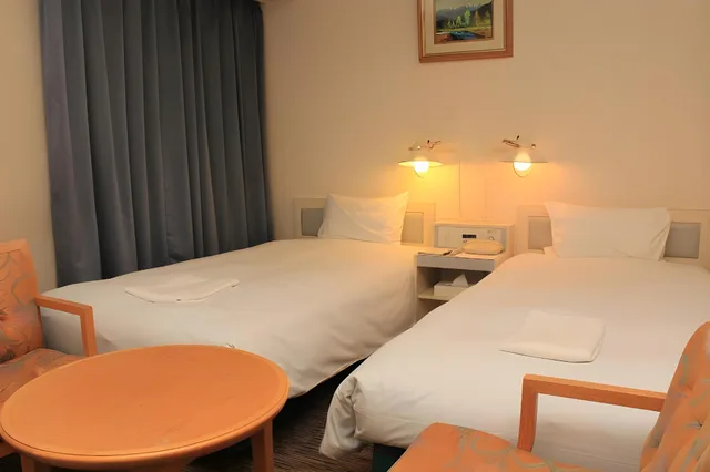 غرفة بسريرين مزدوجين، Asahikawa Toyo Hotel 1/1
