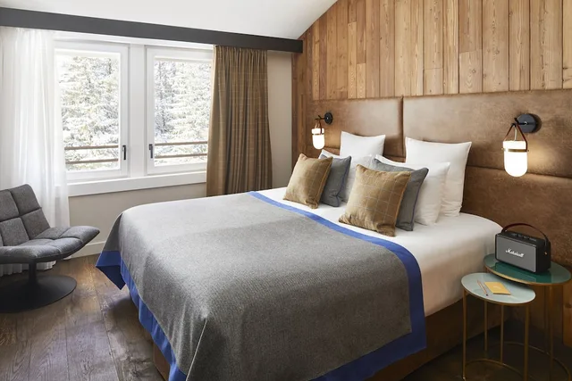 جناح كبير بسرير كينج وسرير فردي مع أريكة، Ecrin Blanc Resort Courchevel 2/2
