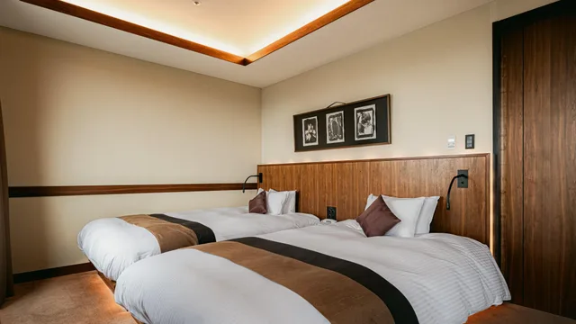 جناح بسريرين منفصلين، Oarks Canal Park Hotel Toyama 1/1