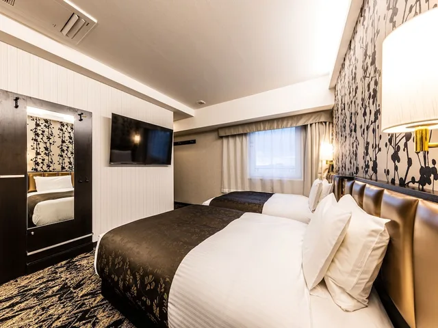 Room, Twin Beds, Sky Floor، APA Hotel & Resort Osaka Umeda Eki Tower 2/3