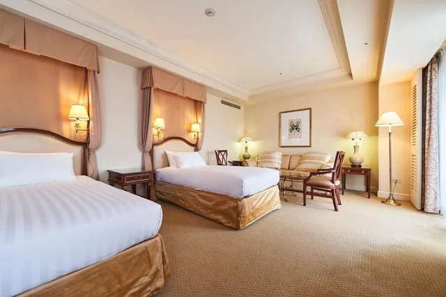 غرفة ديلوكس بسريرين منفصلين بشرفة، Hotel Grand Tiara Anjo 4/5