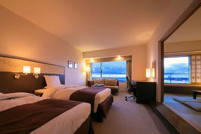 غرفة عائلية في المبنى الرئيسي، Seaside Hotel Maiko Villa Kobe 2/7