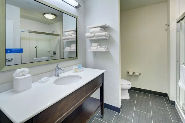جناح استوديو بسرير كينج، Hampton Inn And Suites Roanoke-Downtown 2/3