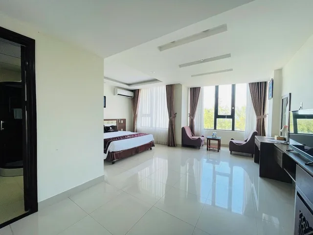 جناح تنفيذي بسرير مزدوج، Phu Cuong Beach Hotel 3/10