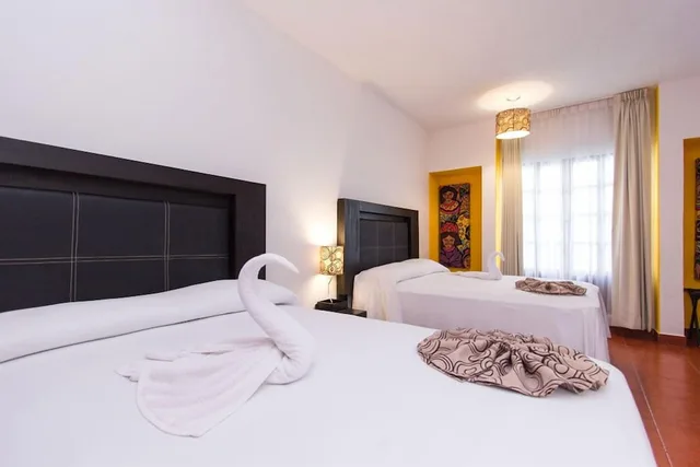 غرفة بسريرين مزدوجين، Santa Cruz Huatulco Hotel 2/10