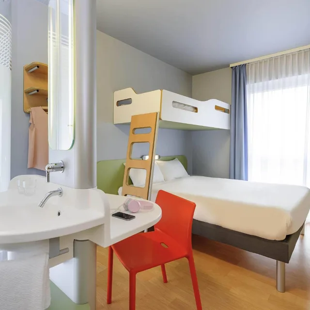 غرفة قياسية بسرير بطابقين، Hotel Ibis Budget Bamberg 7/7