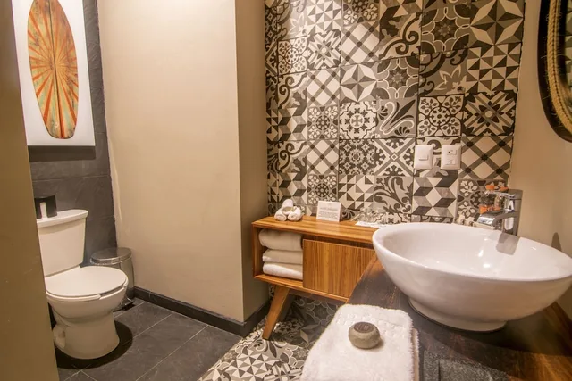 غرفة بريميوم بسرير كينج بإطلالة على الجبل، Torre Lucerna Hotel Ensenada 4/4