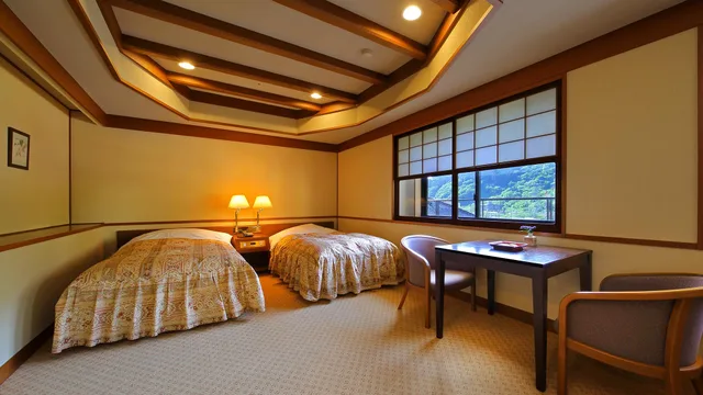 Western, Superior, Twin Beds, Mountain View, East Wing، Tachibanaya 1/1
