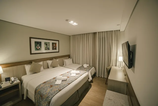 غرفة قياسية ثلاثية بثلاثة أسرّة، Interludium Iguassu Convention Hotel 4/9