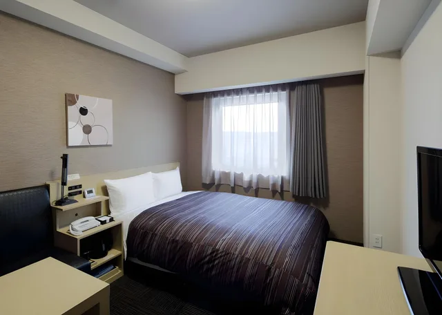 غرفة بسرير نصف مزدوج للمدخنين، Hotel Route-Inn Kanuma Inter 10/11