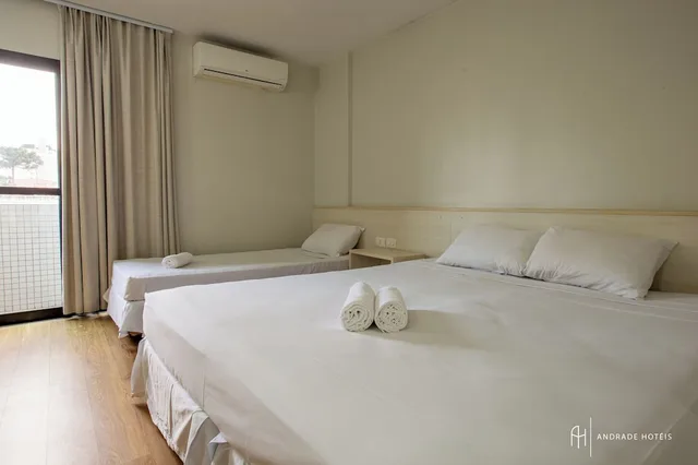 غرفة قياسية ثلاثية بسرير مزدوج وسرير فردي، Rede Andrade Vernon Hotel 3/8