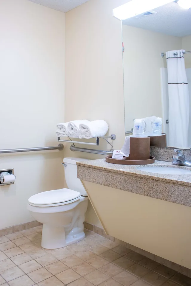 غرفة قياسية بسرير كينج بحوض استحمام لذوي الإعاقة، Best Western Plus Richmond Hill Inn 8/8