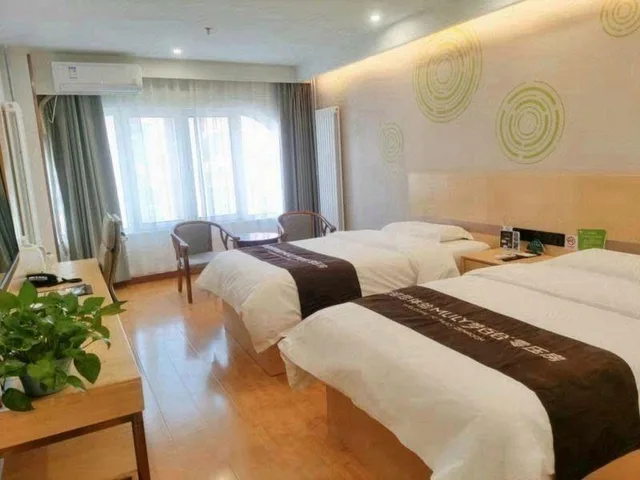 غرفة بزنس بسريرين منفصلين، Greentree Inn Beijing Yanqing District Badaling Changcheng Kangzhuang Express Hotel 1/1