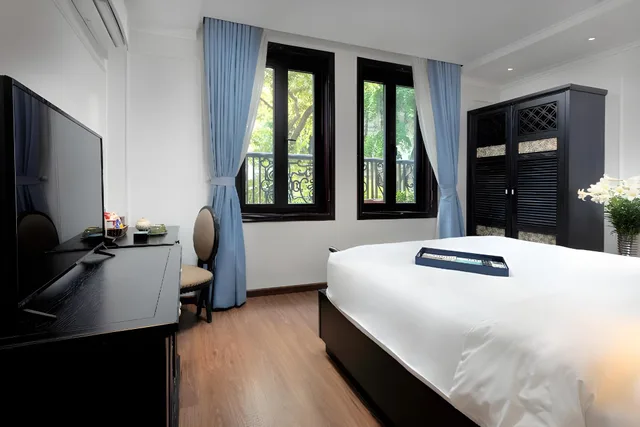 غرفة ديلوكس بسريرين مزدوجين، Hanoi Media Hotel and Spa 1/2