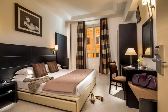 غرفة بسرير مزدوج أو سريرين منفصلين، Hotel Sonya 6/10