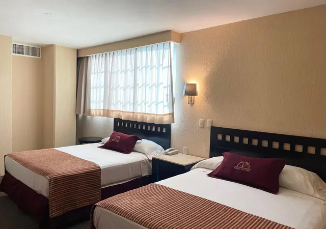 غرفة سوبيريور بسريرين، Hotel Victoria Poza Rica 3/5