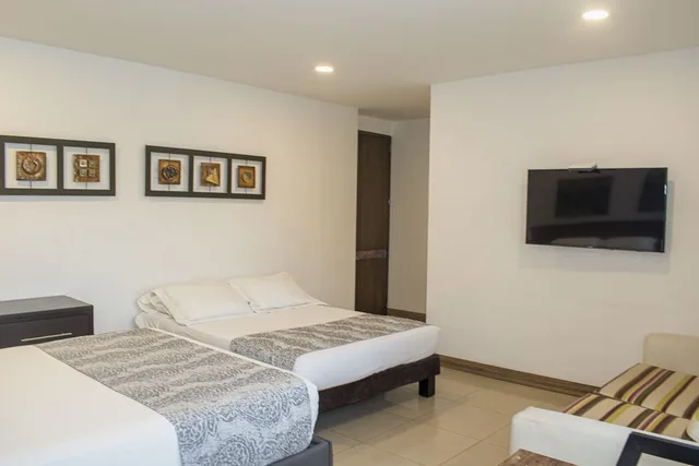 غرفة قياسية بسريرين منفصلين وسرير كوين، Malik Hotel Boutique 5/10