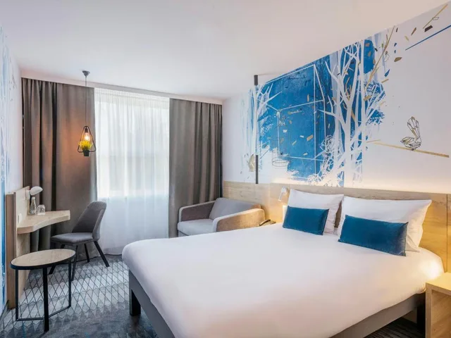 غرفة بسرير مزدوج وسرير فردي، Ibis Styles Krakow East 1/5