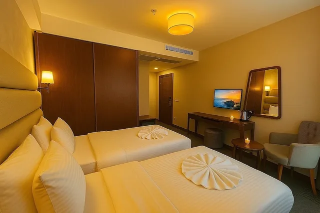 غرفة قياسية بسرير كوين بشرفة، Istanbul Midpoint Hotel 8/10