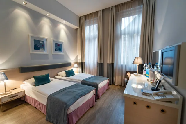 غرفة عائلية رباعية بسريرين مزدوجين، Atrium Hotel by Mellow Mood Hotels 9/10