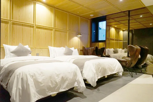 غرفة ديلوكس بسرير مزدوج أو سريرين منفصلين، Yongin Astro Hotel 1/1
