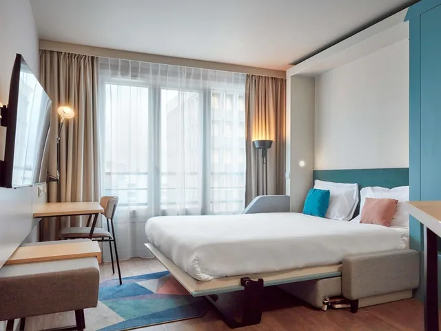 استوديو بسرير مزدوج، Aparthotel Adagio Paris Suresnes Longchamp 3/10