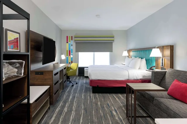 غرفة بسرير كينج، Hampton Inn Alpharetta Roswell Ga 4/8