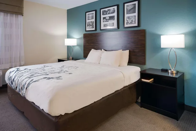 غرفة بسرير كينج مع أريكة، Sleep Inn & Suites Port Clinton 2/4