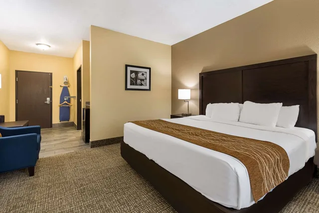 غرفة بسرير كينج لذوي الإعاقة، Comfort Inn Yankton SD 2/4