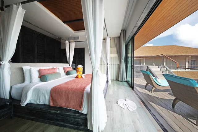 جناح غراند ديلوكس بإطلالة على المسبح بجاكوزي، Ananya Lipe Resort 3/7